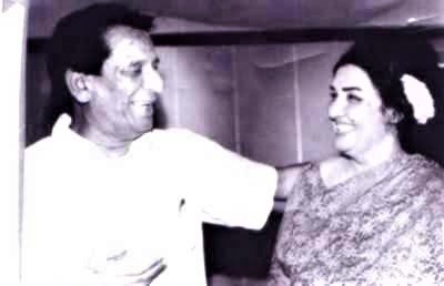 khwaja khurshid anwar with Madam Noor Jahan