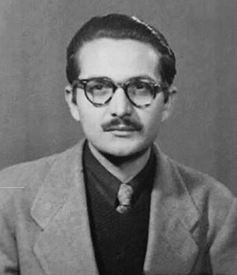 Ashfaq Ahmed old image when he was young and worked on radio