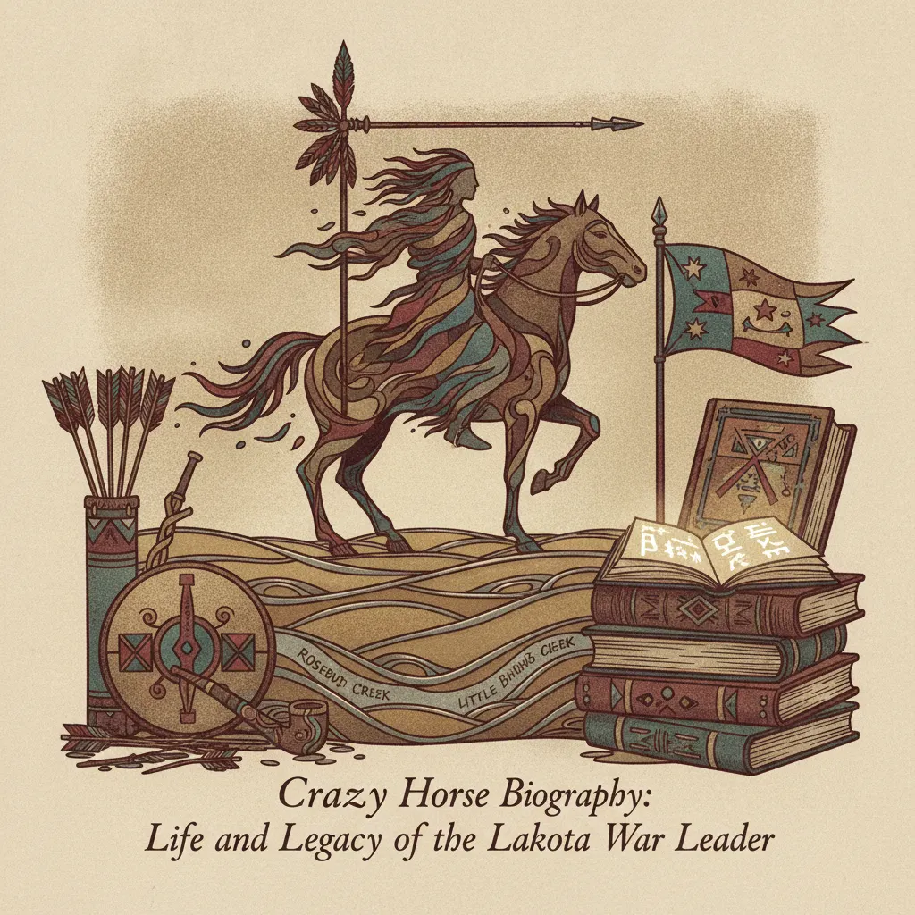 Illustration for Crazy Horse