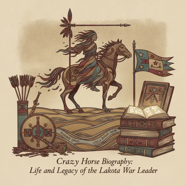 Illustration for Crazy Horse