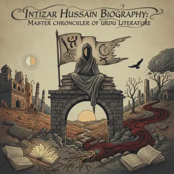 Illustration for Intizar Hussain