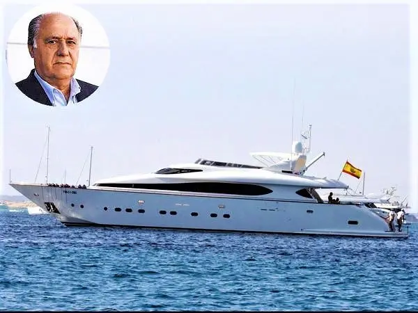 Fashion billionaire & Zara founder Amancio Ortega holidays in Croatia on mega yacht