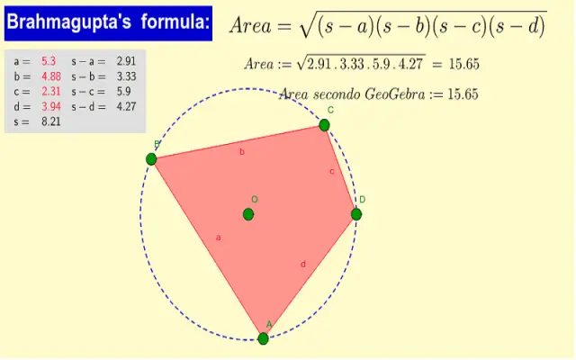 Brahmagupta's formula