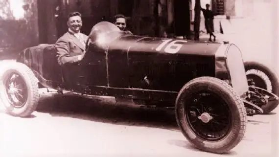 Enzo Ferrari had dreams of being a racing driver himself.