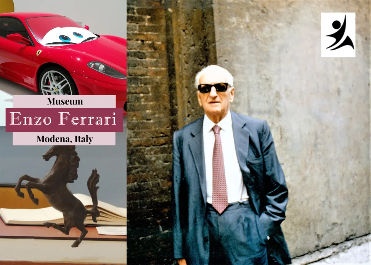Enzo Ferrari – Race driver and Founder of Ferrari portrait
