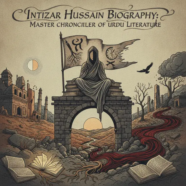 Intizar Hussain – Novelist portrait