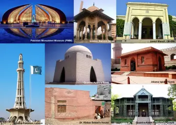 monuments in Pakistan biography portrait