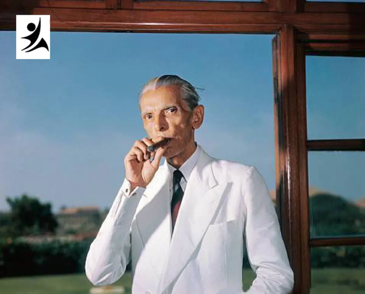 Muhammad Ali Jinnah biography portrait