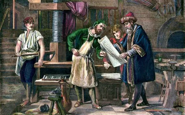 Johannes Gutenberg made billboards possible – printing press