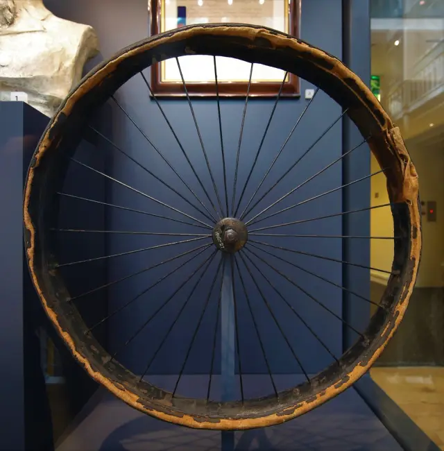 the fist pneumatic tryes ever made as displayed at the Imperial International Exhibition at White City – Robert William Thomson