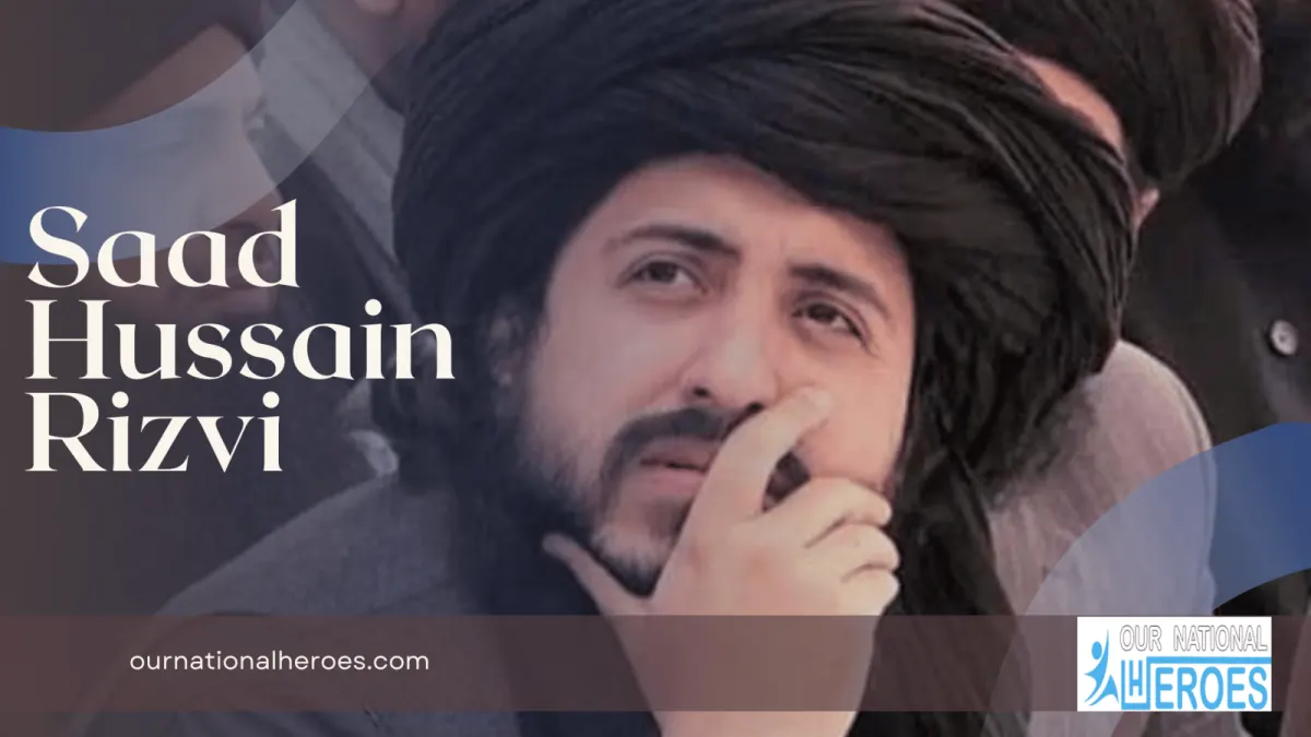 Saad Hussain Rizvi – 2nd Ameer of Tehreek-e-Labbaik Pakistan portrait