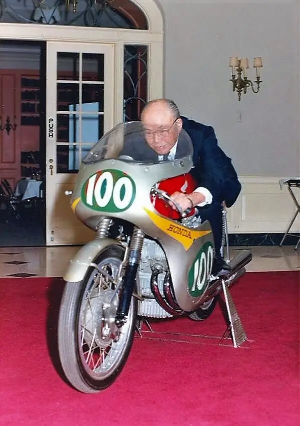 soichiro honda on Honda Bike