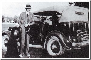 Jinnah Posing Next to His Car, Circa 1920