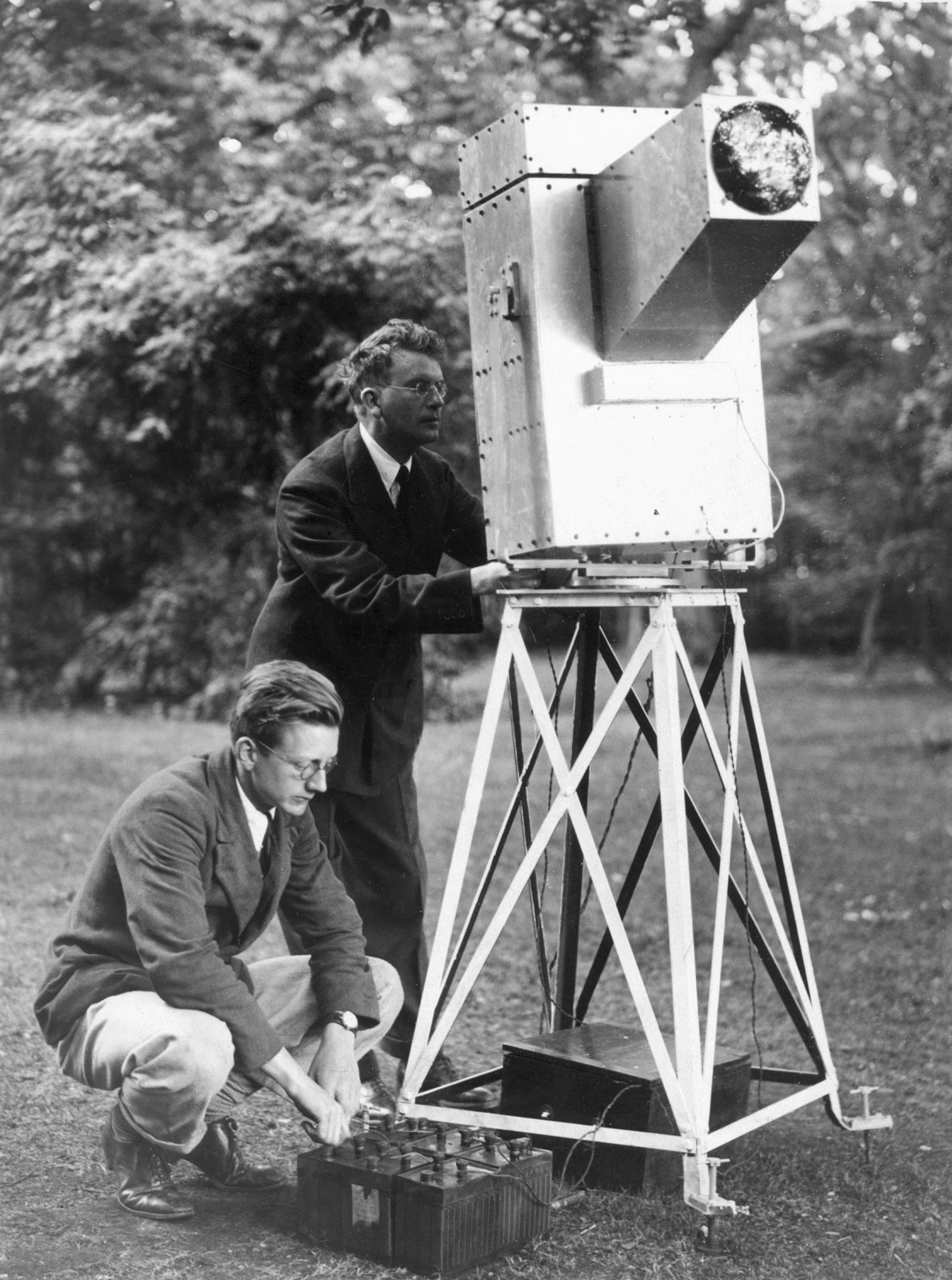 John Logie Baird assistant Noctovisor 8th Sept 1929