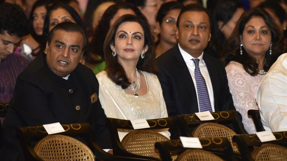 Mukesh Ambani, India's richest man helps his brother avoid jail