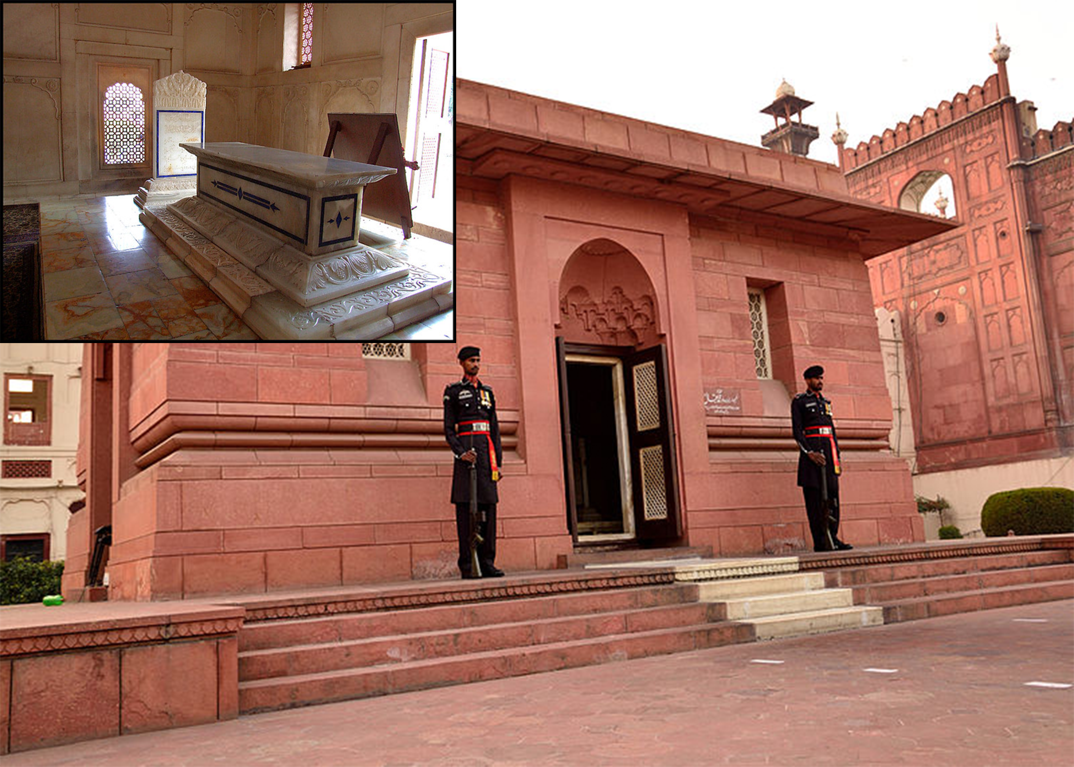 Allama Muhammad Iqbal's Tomb at Lahore, outside of Badshahi Masjid