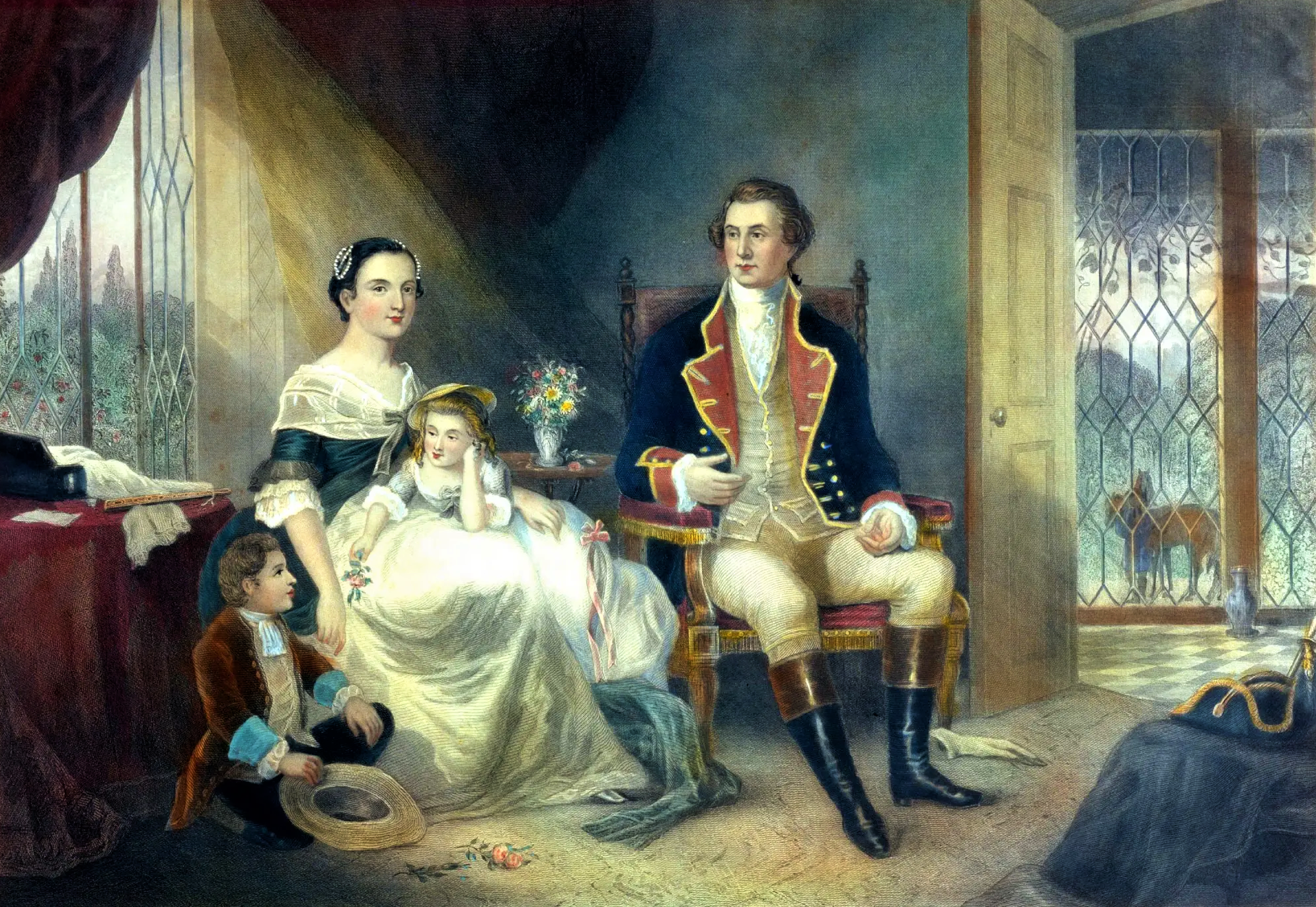 Семья дж. Семья Джорджа Вашингтона.