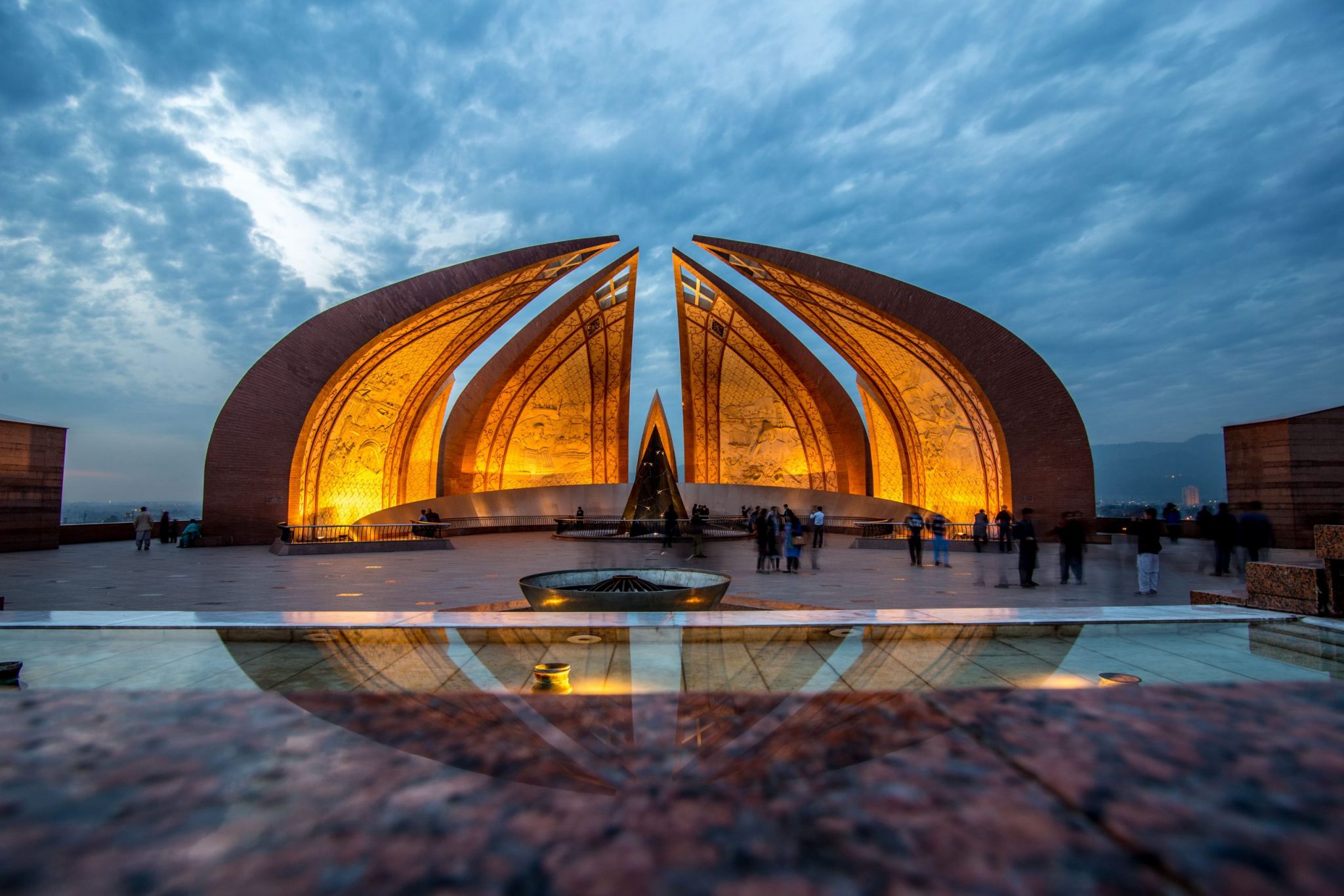 Pakistan Monument Museum's view at the time of evening