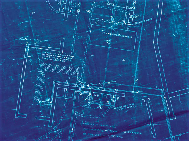 This drawing, the result of Willis Carrier’s groundbreaking design, was submitted to Sackett & Wilhelms on July 17, 1902 and provided the basis for the invention that would change the world, the first modern air conditioning system.