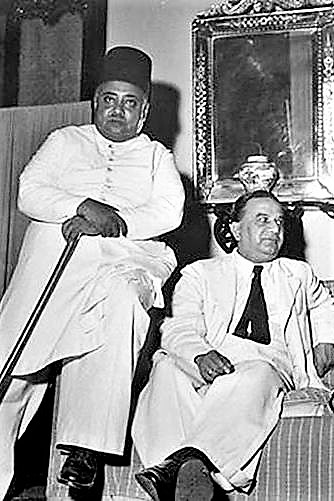 Khawaja Nazimuddin and Suhrawardy